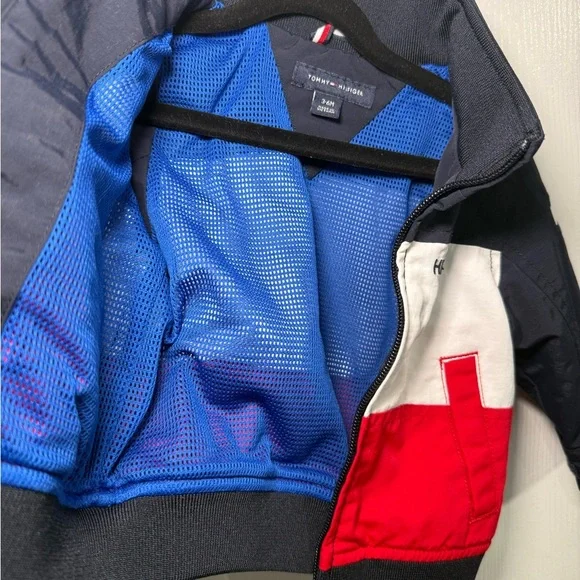 Tommy Hilfiger Navy and Blue Mesh Jacket kids - Picture 6 of 10